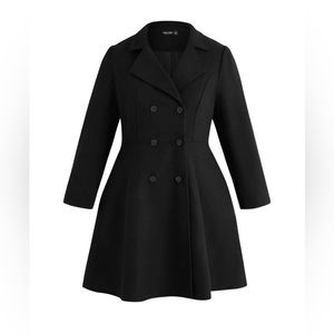 SHEIN Double Breasted Overcoat. BRAND NEW.      Size 20 (4X)